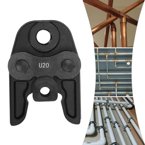 Spännfixtur för rör - U20 - Kompakt design - Svart