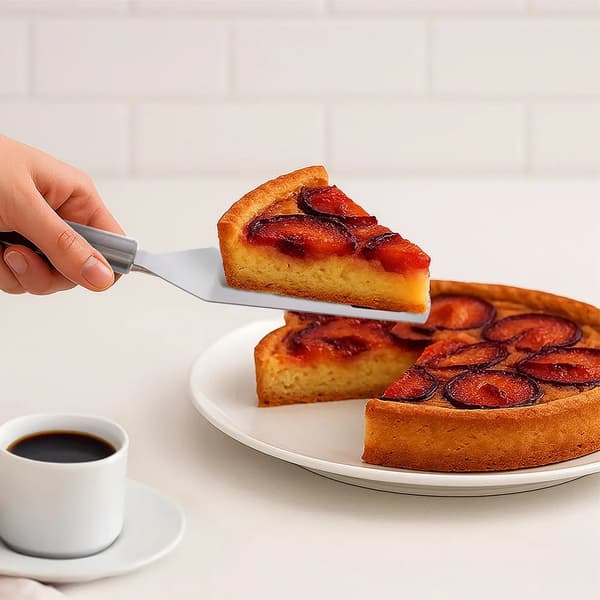 Kagespatel - Tærtespatel - 28 cm - Rustfrit stål 316L - Sølv
