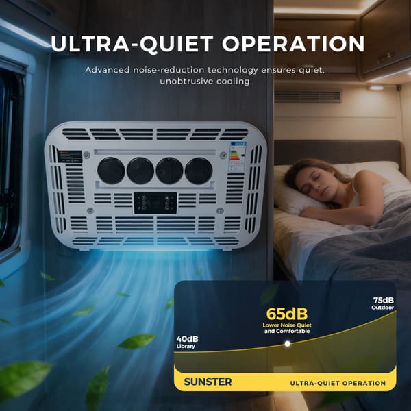 Kontrollpanel för takmonterad AC - 24V Bluetooth panel - För husbil lastbil släp - APP-styrning