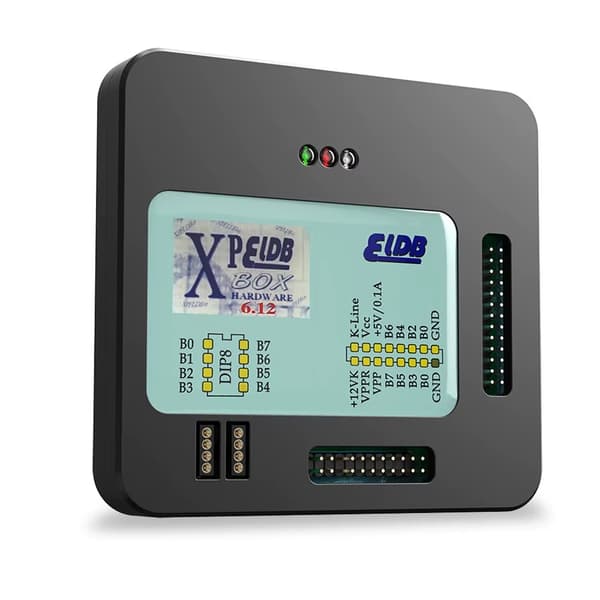 XPROG M - ECU-programmerer - Version V5.55 - Læs/skriv EEPROM og Flash - Komplet adaptersæt - Windows XP/7 64-bit - Udvidede autorisationer