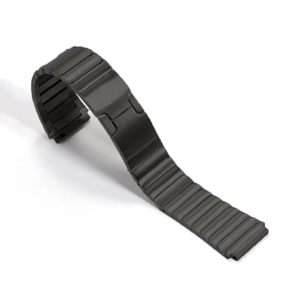 Metalrem - GTR 47 mm - Rustfrit stål - Spænde - Sort