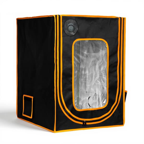 3D-printerkabinet - 3D-printerkappe - LED-belysning - Konstant temperatur - 52 x 60 x 72 cm - Sort