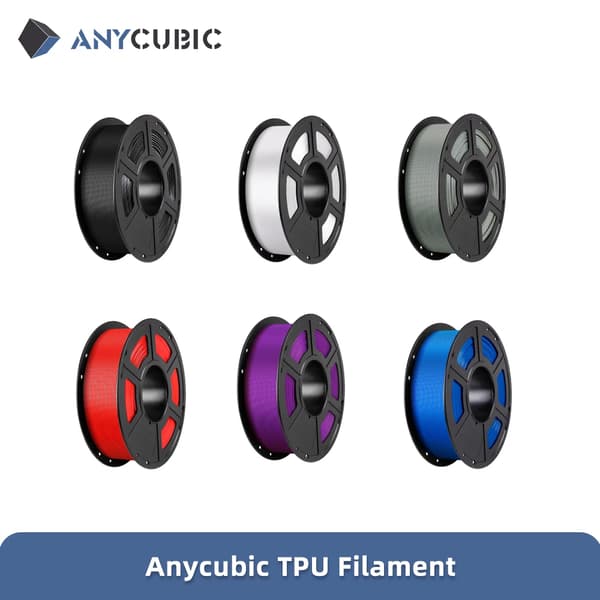 3D-printerfilament - PLA - 3 kg Spole - Til FDM/FFF 3D-printere - Grå