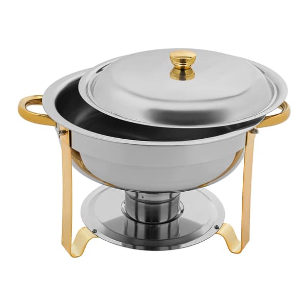Buffetvarmer Sæt - Chafing Dish Buffetsæt - Rustfrit Stål - Madvarmer til Catering, Restaurant, Hotel, Bryllup
