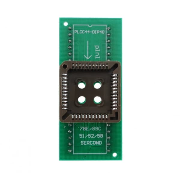 PLCC44 till DIP40 Adapter - Programmeringssockel