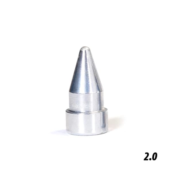 Aflodningsdyse - Reservespids til 948-loddestation - Rustfrit stål - 2,0 mm - 1 stk.