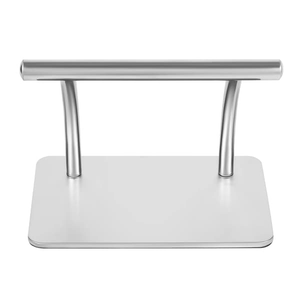 Fodstøtte til barberstol - reservedel - 201 rustfrit stål - 30 x 19 cm - til montering - sølv