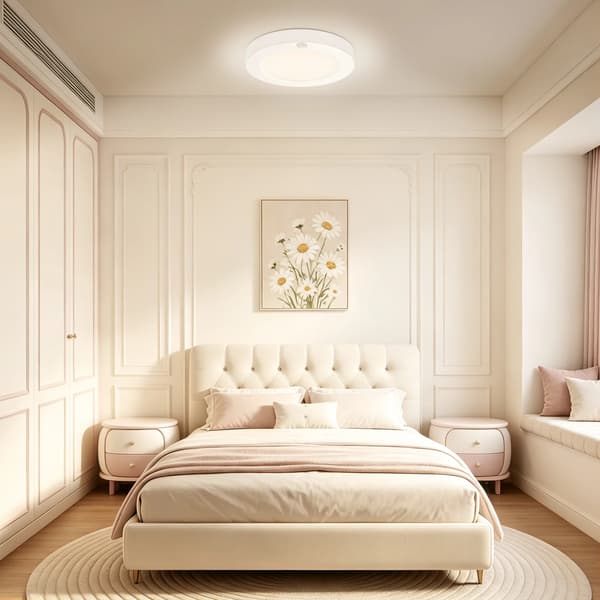 Loftlampe LED-panel - Loftbelysning - 18 W - Bevægelsessensor - Ikke dæmpbar - 220 V - 1 stk.