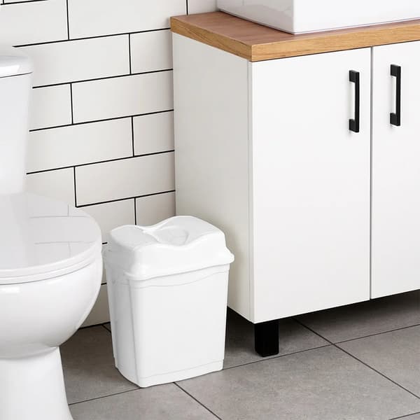 Affaldsspand - Plast - 9 L - Hvid