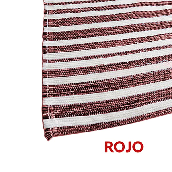 Strandmåtte - Picnicmåtte - 70 x 180 cm - 100 % Polyester - Til Udendørs Brug - Rød