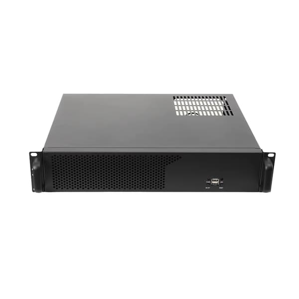 Rackserverchassi - 2U rackchassi - ATX - Industriellt PC-chassi - För 3 hårddiskar - Datalagring - 48,2 x 35 x 8,9 cm