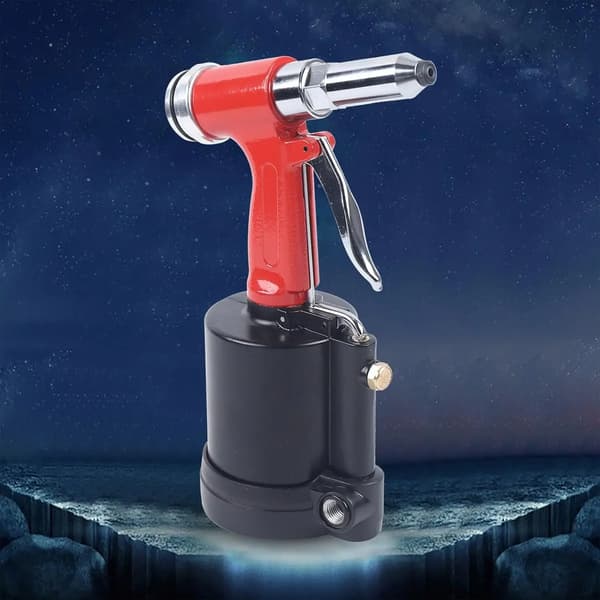 Nitmutterpistol - Pneumatisk nitmuttertång - Tryckluftsdriven - 3,2–6,4 mm - Professionellt verktyg - Röd