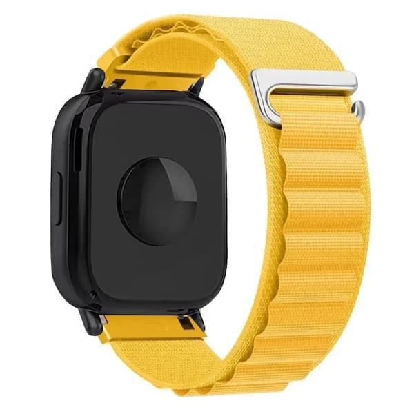 Alpine Loop-urrem - Active 3-2 - Nylon - Justerbar - 23 cm - Nylonspænde - Gul