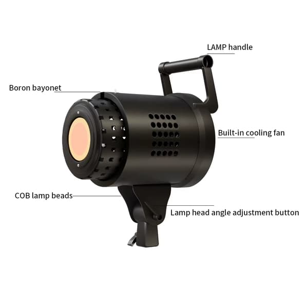 Bowens-softboks - Bærbar lantern-softboks - 95 cm - 115 W - Blødt lys - Til studiofotografering