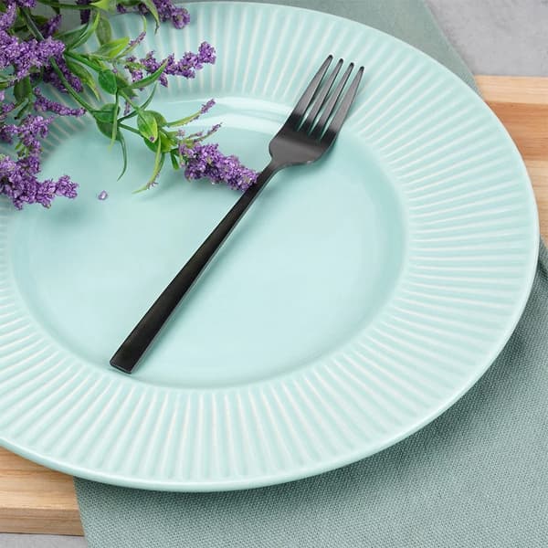 Dessertgafler - 4 stk. - Rustfrit stål - Sorte