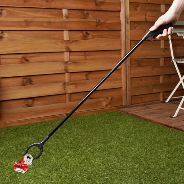 Affaldsopsamler - 82 cm - Plast - Sort