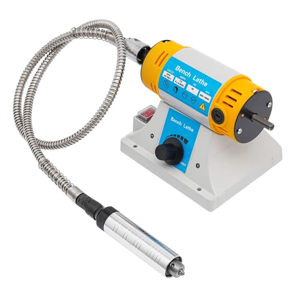 Bordpolermaskine - Variabel hastighed - 320 W - Rustfjernelse - Multifunktionel - 220–240 V EU-stik - Gul
