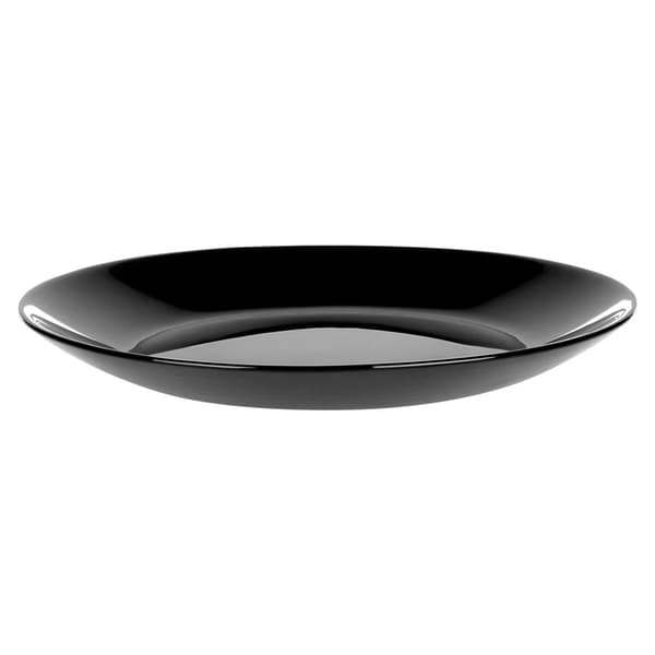 Desserttallerkener - Glas - 18 cm - 6 stk. - Sorte