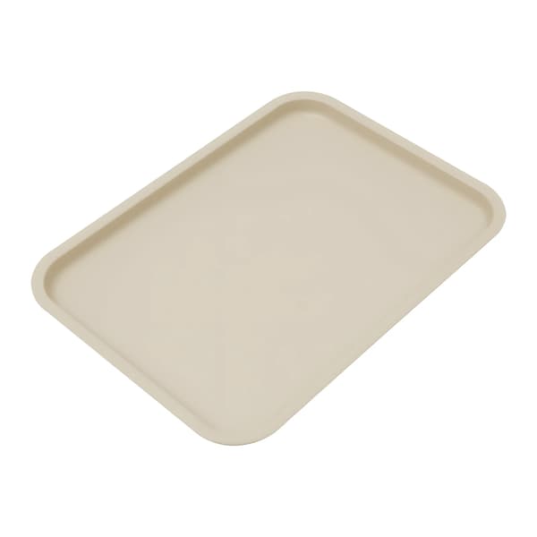 Serveringsbrickor - Kantinbricka - 24-Pack - PP-Plast - Mått 34×24 cm (innermått) - Rektangulär - Tål diskmaskin & mikro - Mörk khaki