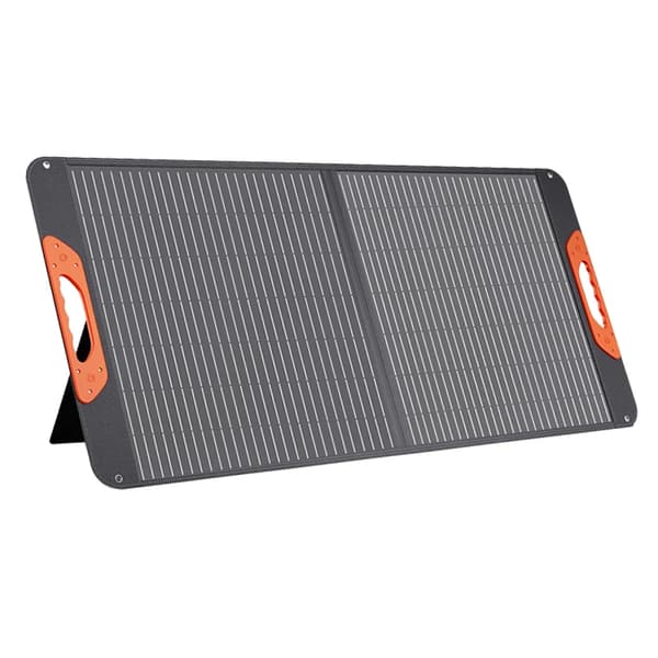 Solpanel - 100 W Sammenklappelig Bærbar Solcellelader - Nødstrøm Udendørs - Til Camping Autocamper Hjem