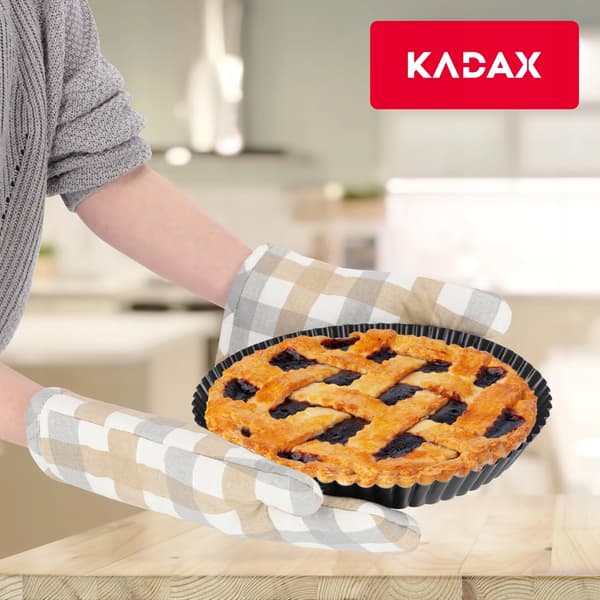 Bageform Kageform - Rund - Diameter 28 cm - Metal - Sølv