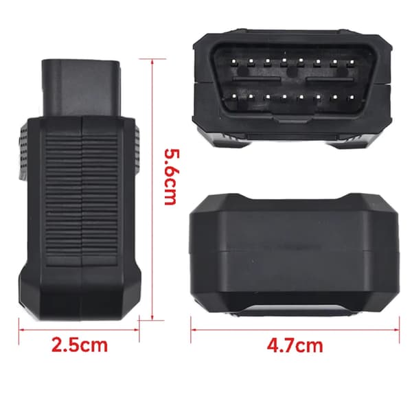 Universal bilscanner - OBD2-diagnoseinterface - UCS 10-benet - Bluetooth 4.0 - Til Android/iOS - Til BMW-motorcykler - BimmerCode/BimmerLink/MotoScan