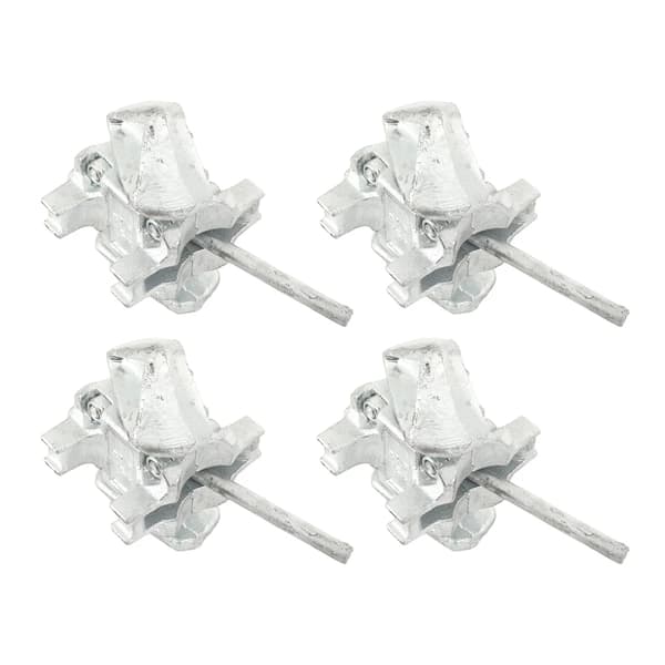 Twistlock för container - Manuell mekanisk - Justerbart - Galvaniserat - 4-pack