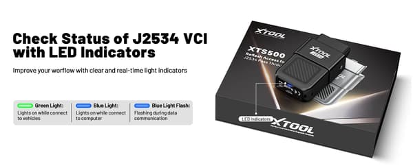 ECU-diagnoseværktøj - XTS500 J2534-programmerer - OBD-II-interface - Bluetooth - Softwareopdateringer - Understøtter 18+ bilmærker