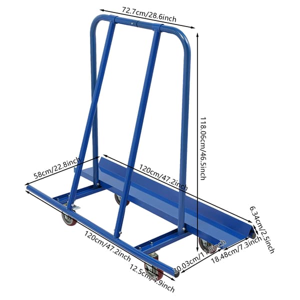 Panelvogn - Kraftig Transportvogn til Paneler - Paneltralle