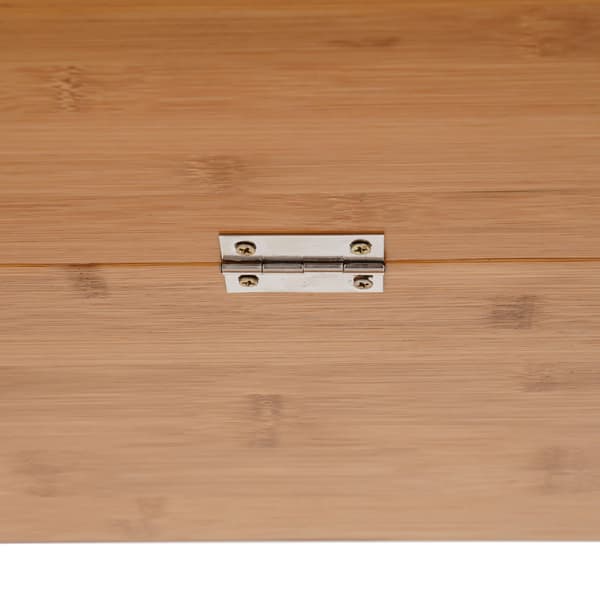 Skrivbord - Datorbord - Rektangulär Form - Bambu-stomme - 83 x 54 x 76 cm - Montering Krävs - Ljusgrå