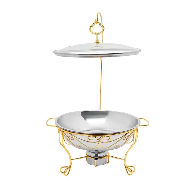 Rund Chafing Dish-stativ - Stativ til madvarmer - Rustfrit stål