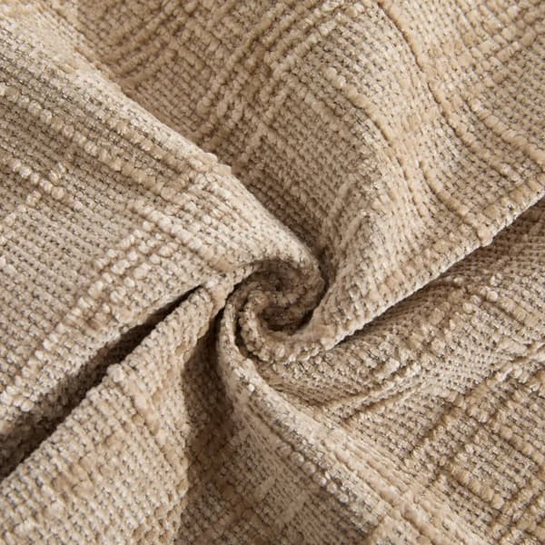 Modulär soffa - L-formad 2-sits - Chenilletyg - 30D elastiskt skum - Flyttbar - Halkfri bas - Khaki