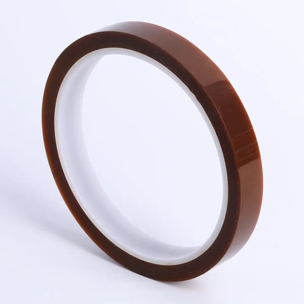 Kapton Tejp - Polyimid Högtemperatur Isoleringstejp - 4-Pack Rullar - Bredd 12 mm - Längd 33 m - För PCB Skydd - För Elektrisk Isolering