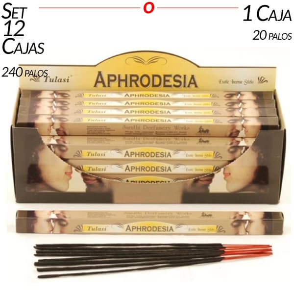 Røgelse - Røgelsespinde - Aphrodesia TUL - Indisk Røgelse - 4 Stk. - Gaveæske - Aromatisk