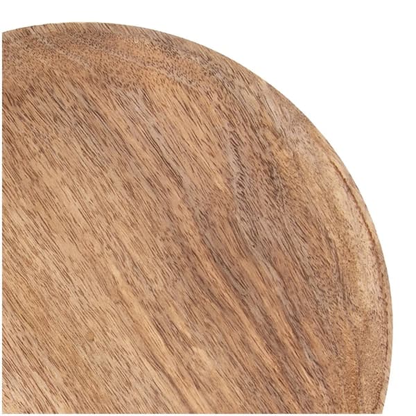 Mango Serveringsfad i træ - 20 cm - Brun