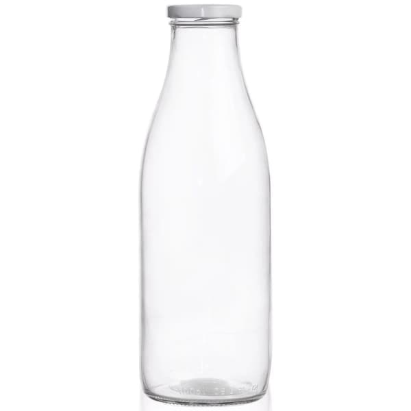Mælkeflaske - 1 l - Glas