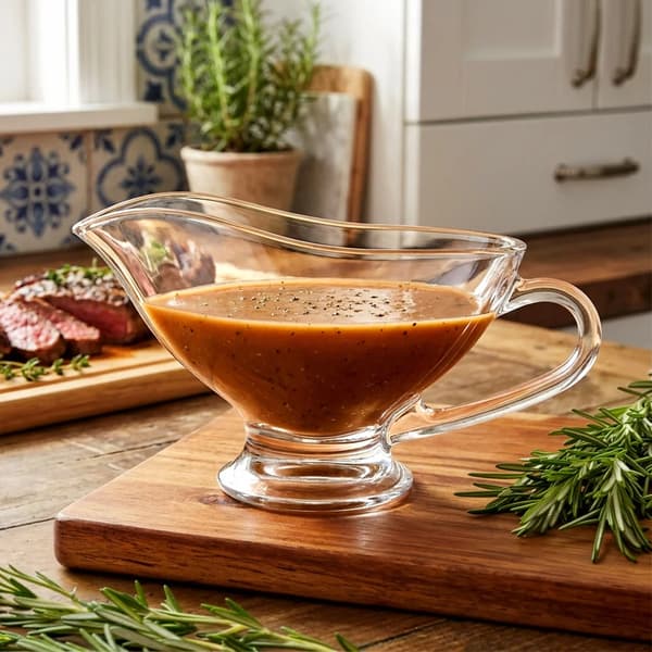 Sovseskål - Serveringsskål i glas - 250 ml - Til dip, dressing og mayonnaise - Farveløs