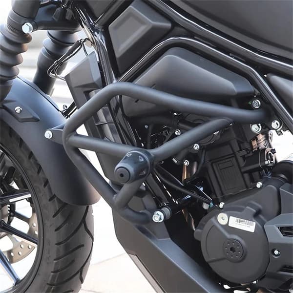 Motorcykel störtbåge - Set - Aluminiumlegering - Vältskydd - Svart