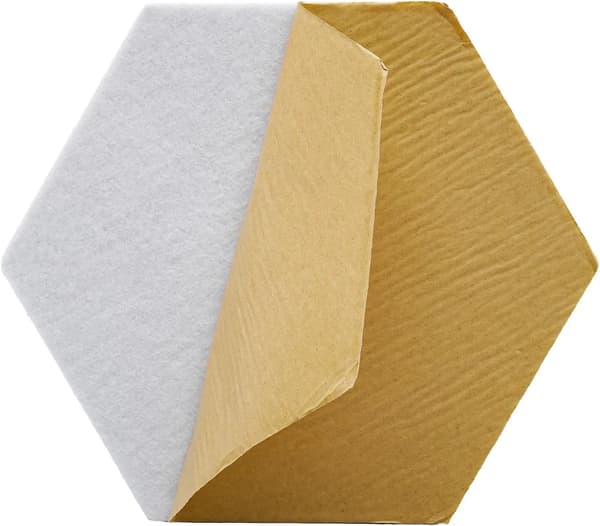 Akustikpaneler - Polyester - Hög Densitet - Ljudisolering - Väggpaneler - Akustikbehandling - 12-pack
