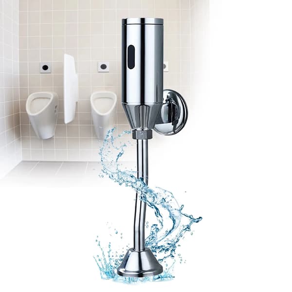 Urinal - Automatisk sensor spolventil - Väggmonterad - Helkoppar - CE-certifierad - 5x5x33,5 cm