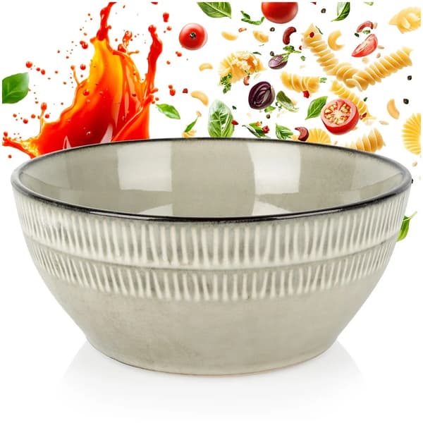 Keramikskål - Diameter 16 cm - Grå