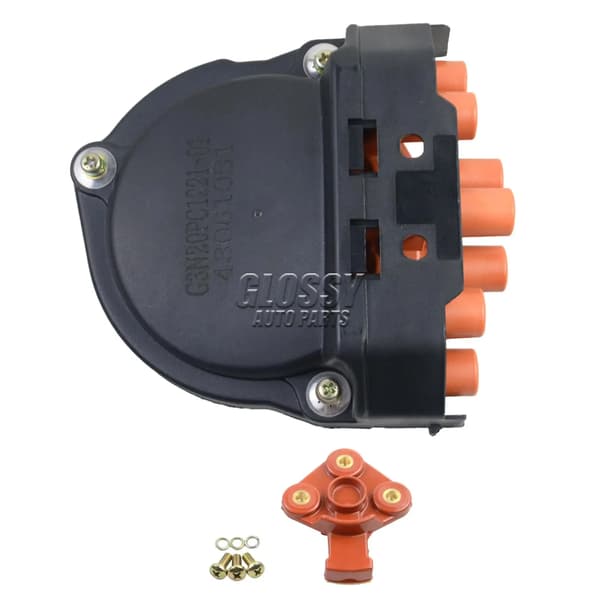 Tändfördelarlock och rotor - Fördelarlockssats - OEM 12111725070/12111734110 - För E30 E28 E34 E24 E23 E32 E38 E31 - M20 M30 M70 M73