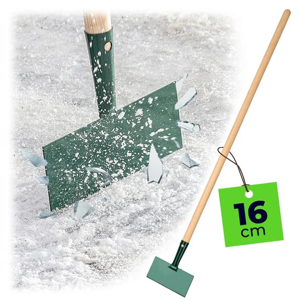 Isskovl - Rustfrit stål - 16 cm - Robust - Grøn