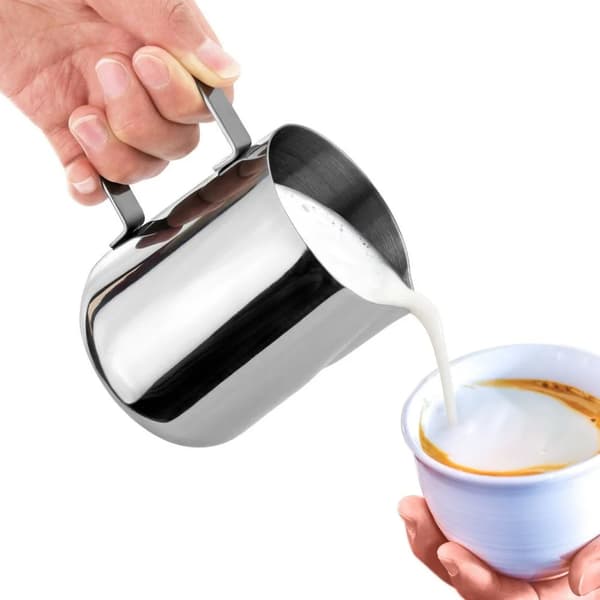 Mælkekande - Målekande - Rustfrit Stål - 350 ml - Sølv