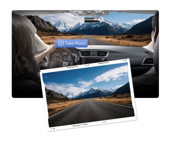 Mini Pro 4K - Bilkamera - 4K UHD - 143° Synvinkel - 25 BPS - H.264 - Utan SD-kort