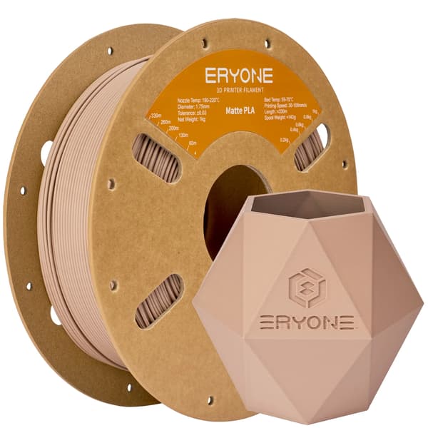 PLA-filament til 3D-printer - 1,75 mm - Mat - 4 kg - Iced Latte