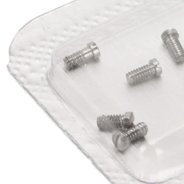 Mikroskruer til Urreparation - Sæt med 8 stk. - Rustfrit Stål - 1,2 × 1,6 × 3,25 mm - Til Montering og Demontering