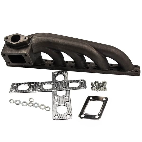 Avgaskollektor 6-cyl - Turbo Grenrör - Passar E34 E36 E39 E46 Z3 - M50 M52 M54 S50 S52 - Med Packningar - Ej E46 M3 3,2L