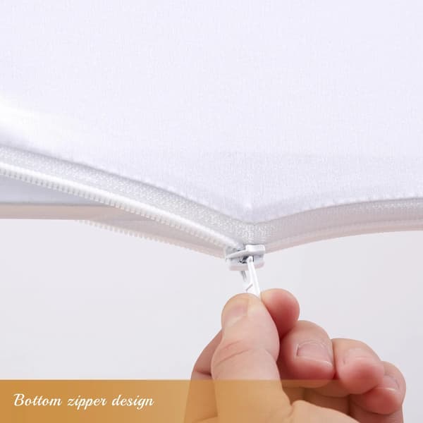 Bröllopsbåge bakgrundstyg - Elastiskt bågöverdrag - Spandex stretch - Rektangulär 200x100 cm - För utomhusfest & bröllop - Champagne