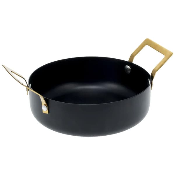 Serveringsskål - Dipsskål - 450 ml - Rustfrit stål - Til Dips, Snacks, Salat og Desserter - Sort